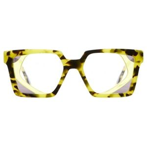 Kuboraum- Mask T6- Yellow Tortoise- T6 YT- Optical Glasses